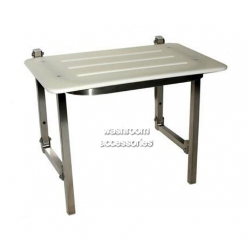 View SS600S Folding Shower Seat with Legs details.