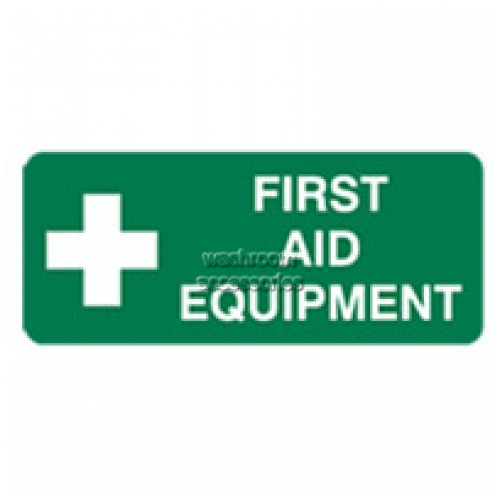 View First Aid Equipment Sign details.