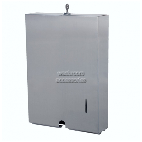 View A-855 Poseer Paper Towel Dispenser Slimline details.