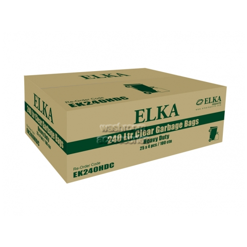 EK240 Garbage Liners 240L Heavy Duty