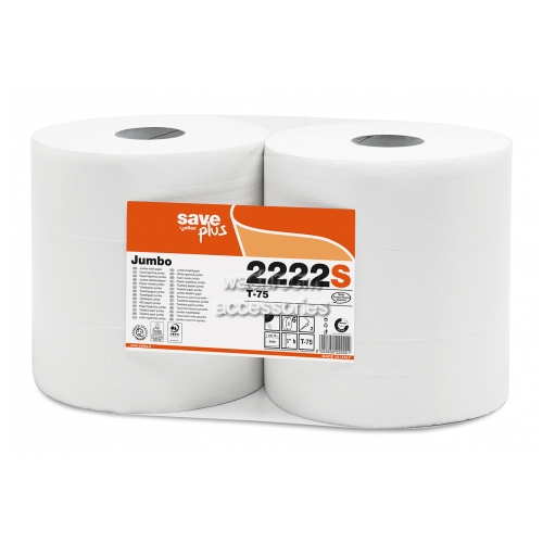 View C2222S Jumbo Toilet Paper 300m details.