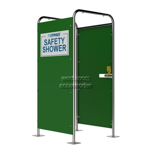 View Free Standing Shower, 16 Multi-Spray, Hand Operated, 2 Side Panels details.