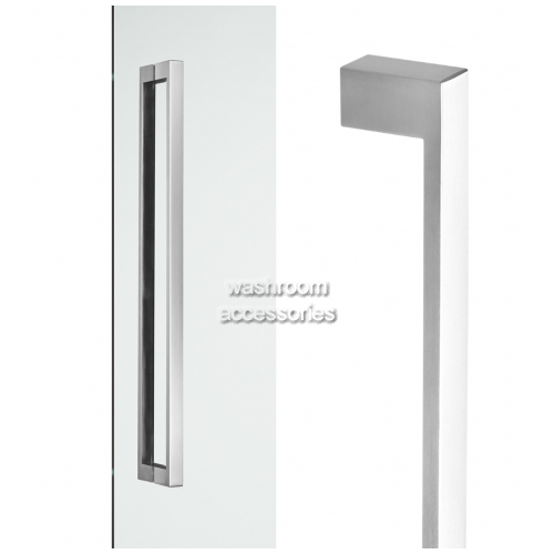 View C2525 Entry Door Handle Straight Square, Single details.
