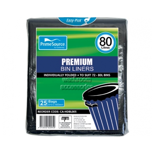 View Easy-Pick Bin Liners 80L details.