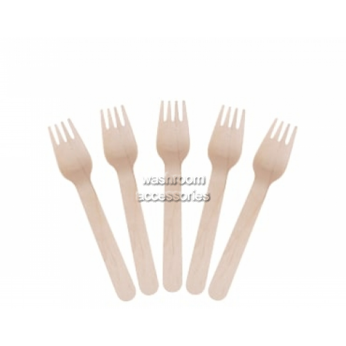 CA-WCF Wooden Forks Single Use 