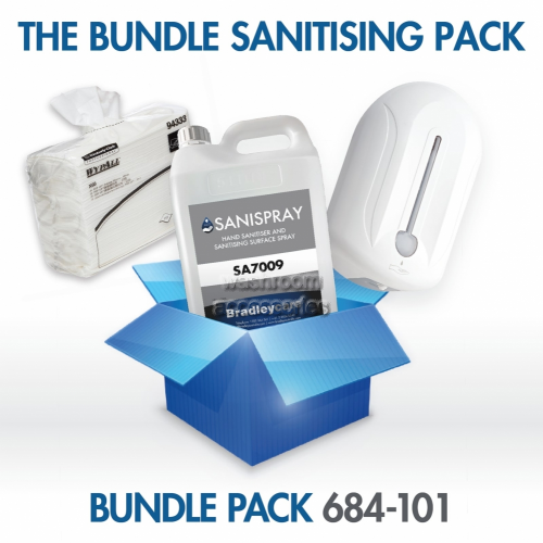 View Sanitiser and Cleaning Combo Pack details.
