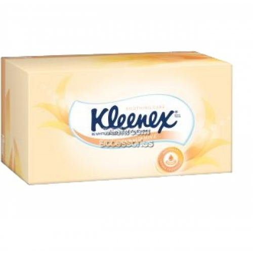 2 Ply Aloe Vera Kleenex Facial Tissues White