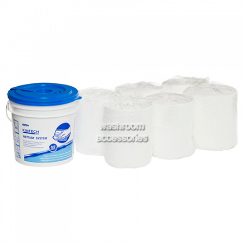 View 6411 Sanitising Wipes with Bucket (140 Sheets) details.