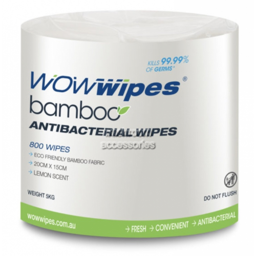View Bamboo Fabric Antibacterial Wipes, 3200 Sheets details.