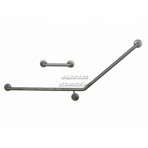 View Toilet Grab Rail Set 40 Degree 850 x 700mm details.