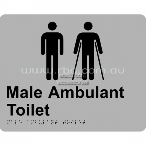View Braille Sign RBA4330 Male Ambulant Toilet details.