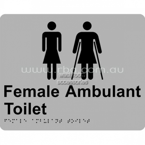 View Braille Sign RBA4330 Female Ambulant Toilet details.
