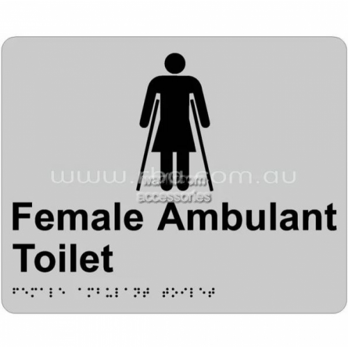 View Braille Sign RBA4330 Female Ambulant Toilet details.