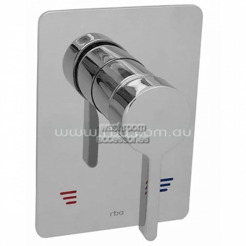 RBA1110 Shower Mixer Rectangular Plate