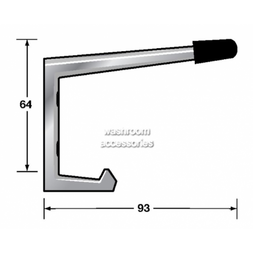 View Coat Hook with Bumper details.