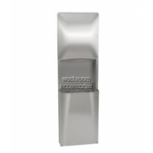2A15 Combo Paper Dispenser and Waste Receptacle