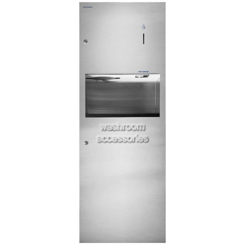 3-in-1 Sanitiser Paper towel dispenser and Waste Receptacle 25L