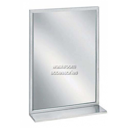 7825 Glass Mirror with Shelf