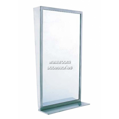 7405 Glass Tilt Mirror with Shelf