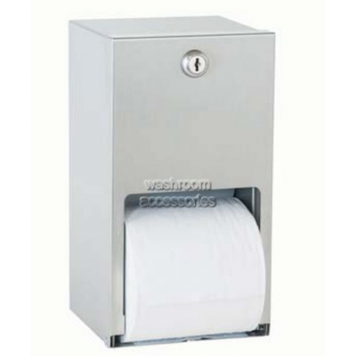5402 Double Toilet Roll Dispenser, Lockable