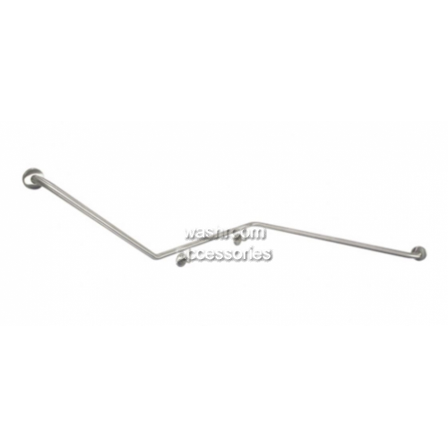 View 832 Corner Toilet Grab Rail 45 Degree Right Hand details.