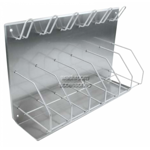 9906 Bedpan Bottle Rack with Drip Tray