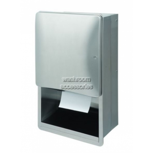 View 2A09 Roll Towel Dispenser Curved Owner Provided details.