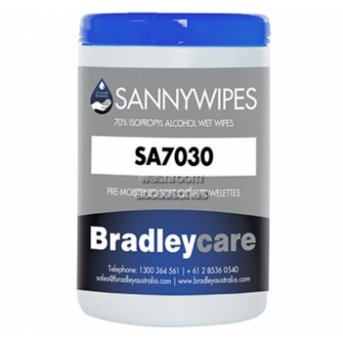 View SA7030 Antibacterial Wipes Alcohol-Based details.