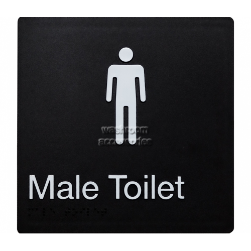 View MT Male Toilet Sign Braille details.