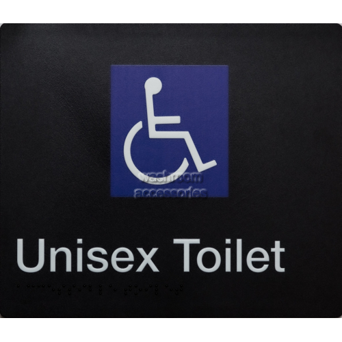 DT Accessible Toilet Sign Braille