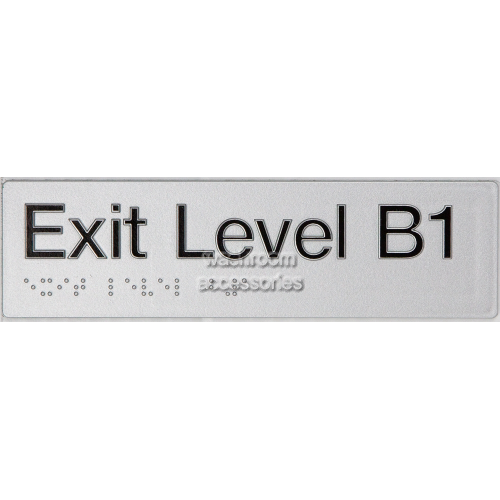 View EB1 Exit Sign Basement 1 Braille details.