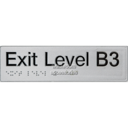 View EB4 Exit Sign Basement 3 Braille details.