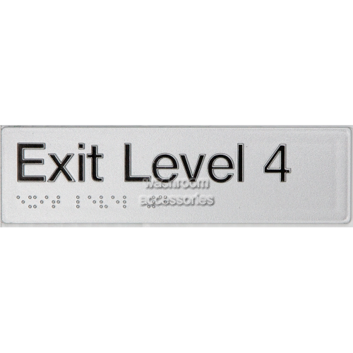 View EL4 Exit Sign Level 4 Braille details.