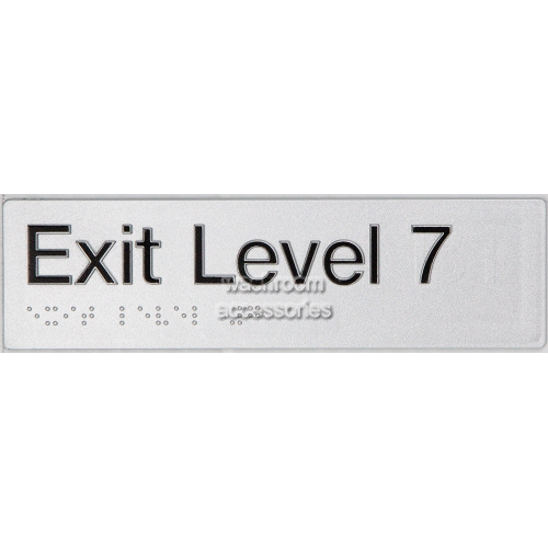 View EL7 Exit Sign Level 7 Braille details.