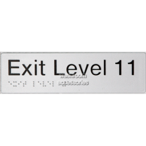 View EL11 Exit Sign Level 11 Braille details.