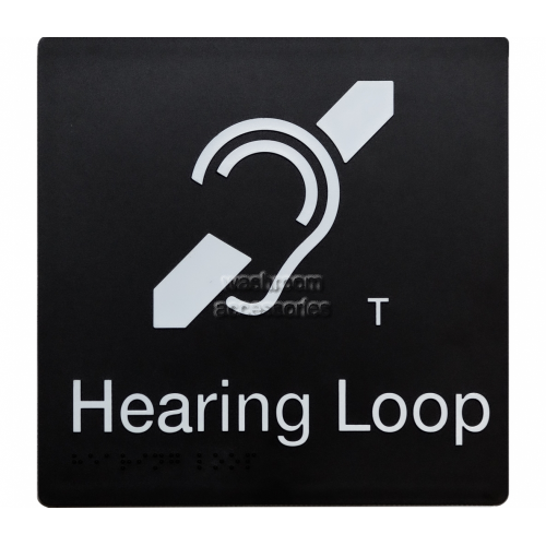 View HL Hearing Loop Sign Braille details.
