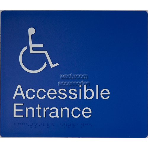 Best Buy Aeblue Ae Accessible Entrance Sign Braille Washroom
