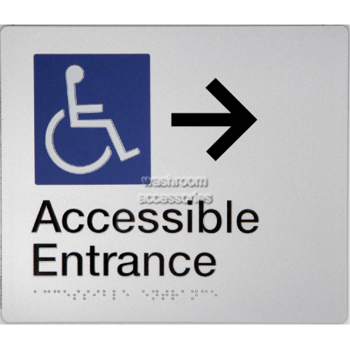 Best Buy Aerightsilver Accessible Entrance Right Hand Arrow Sign