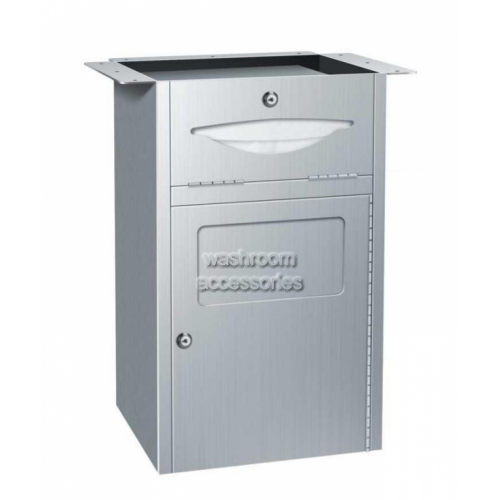 View 10-4004 Paper Towel Dispenser and Waste Bin 38L Under Vanity details.