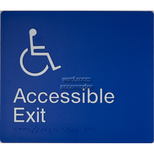View Accessible Exit Sign Braille details.