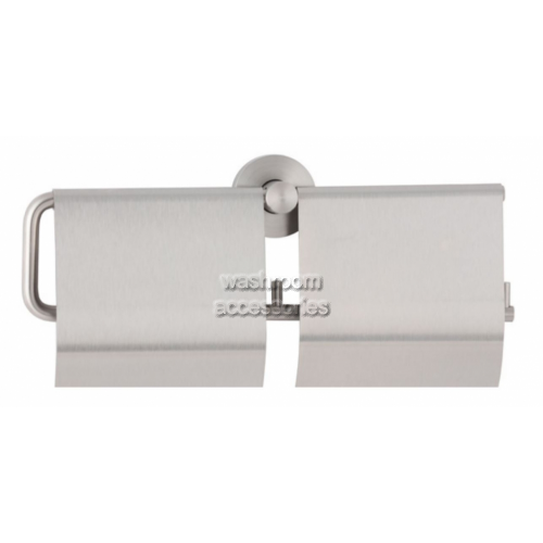 View B548 Double Toilet Roll Holder with Hood details.