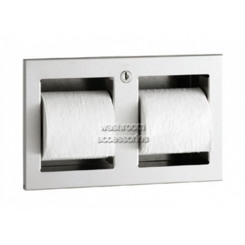 View B35883 Double Toilet Roll Holder Surface Mount details.