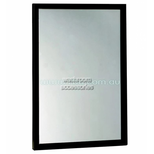 Safety Glass Mirror with Black Frame