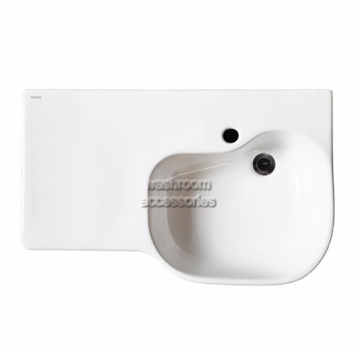 SANH715BLT Accessible Basin with Left Shelf
