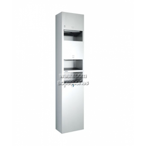 3 in 1 Combo Unit Towel Dispenser Hand Dryer and Waste Receptacle