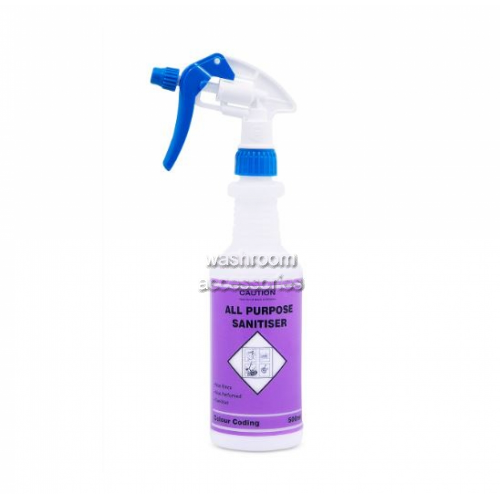 Colour Coded Bottle and Trigger Sanitiser