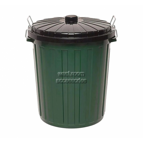View 19195 Plastic Garbage Bin with Lid 73L details.