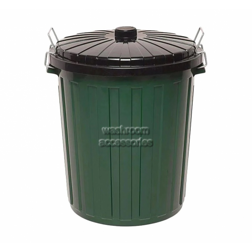 19195 Plastic Garbage Bin with Lid 73L