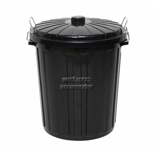 19192 Plastic Garbage Bin With Lid 55L