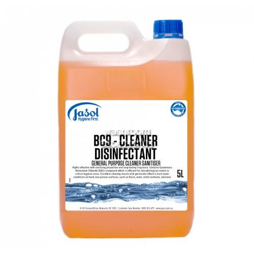 View BC9 Cleaner Disinfectant details.